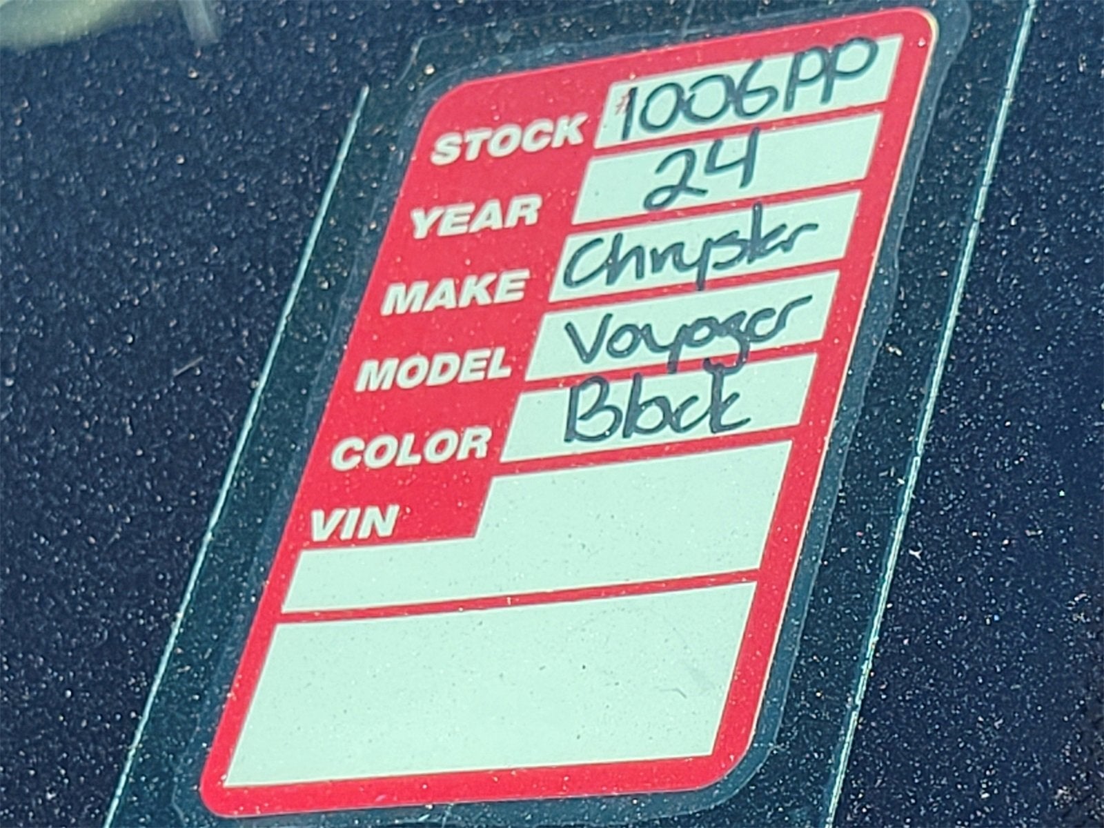 2024 Chrysler Voyager LX