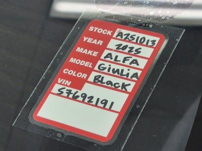 2025 Alfa Romeo Giulia GIULIA INTENSA RWD