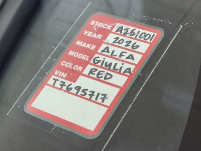 2026 Alfa Romeo Giulia GIULIA