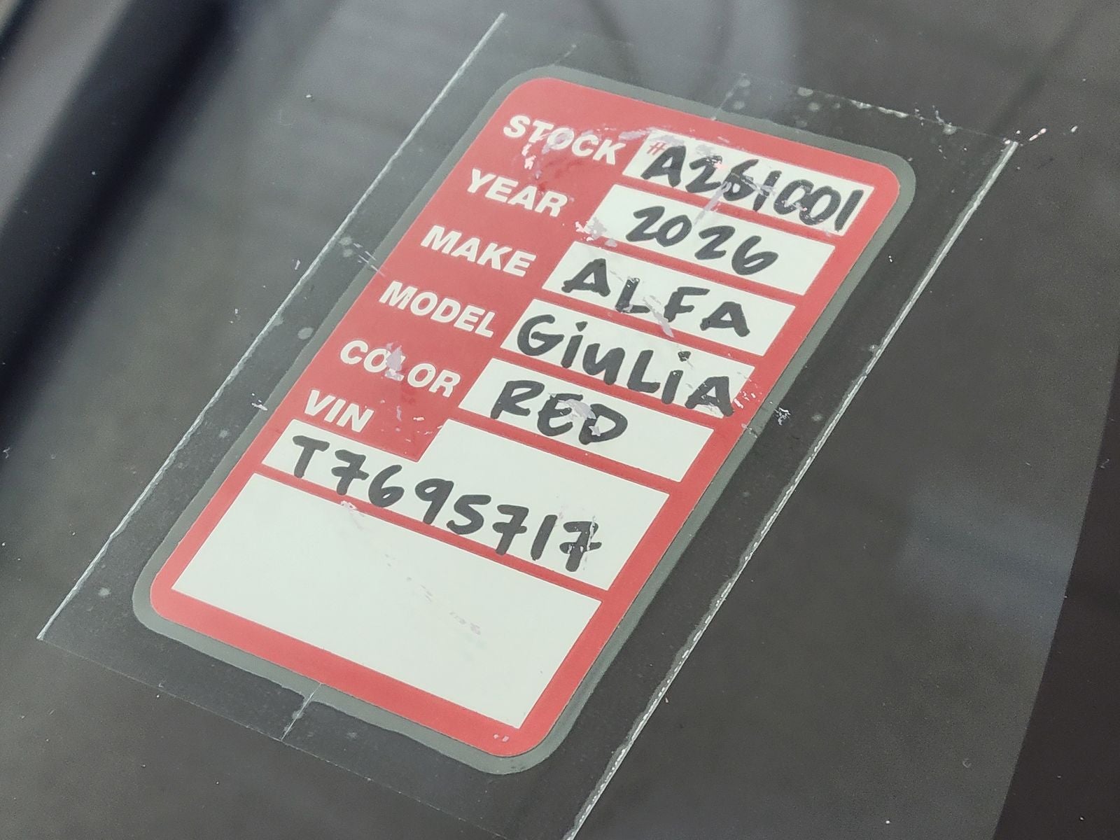 2026 Alfa Romeo Giulia GIULIA