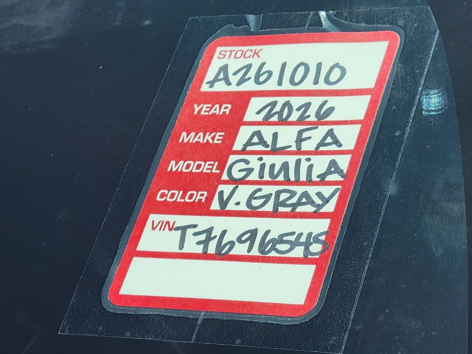 2026 Alfa Romeo Giulia GIULIA