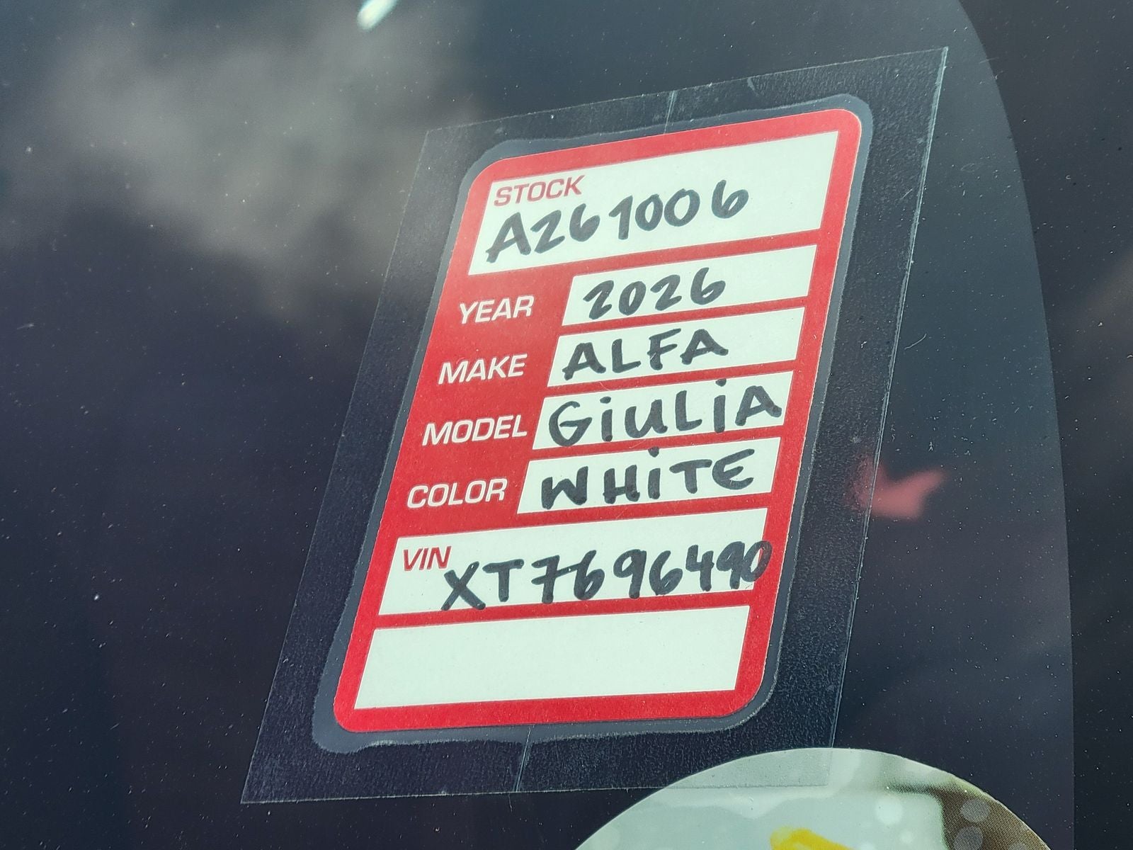 2026 Alfa Romeo Giulia GIULIA