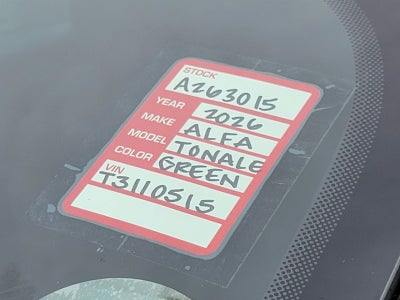 2026 Alfa Romeo Tonale TONALE VELOCE AWD