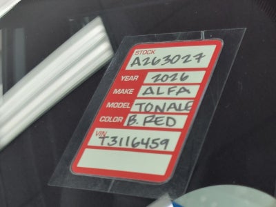 2026 Alfa Romeo Tonale TONALE VELOCE AWD