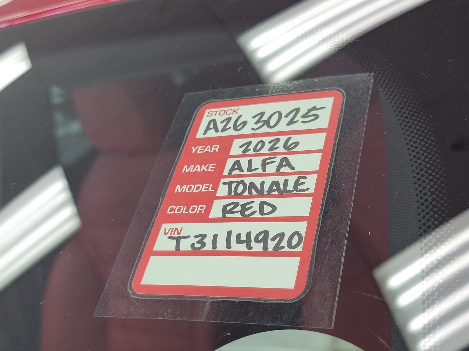 2026 Alfa Romeo Tonale TONALE VELOCE AWD