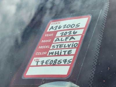 2026 Alfa Romeo Stelvio STELVIO AWD