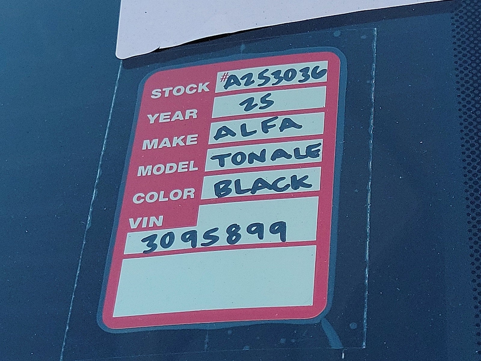 2025 Alfa Romeo Tonale TONALE INTENSA HYBRID EAWD