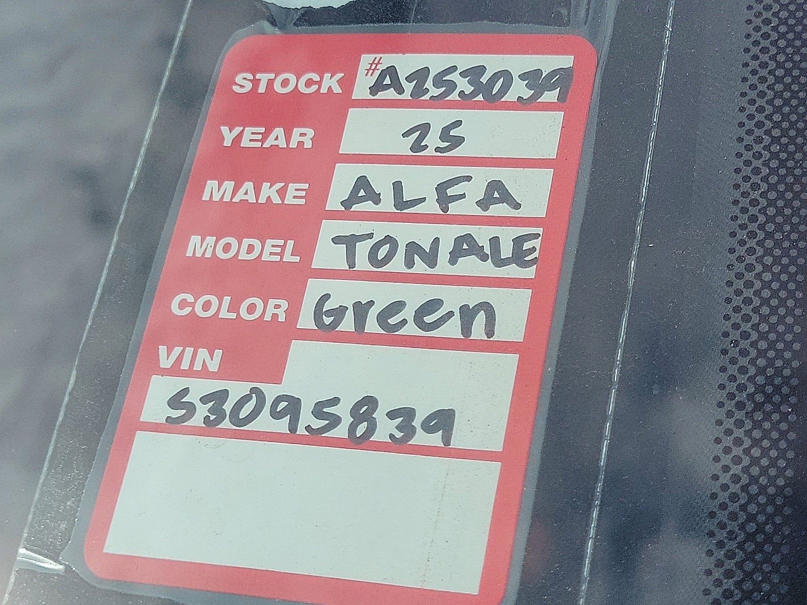 2025 Alfa Romeo Tonale TONALE INTENSA HYBRID EAWD