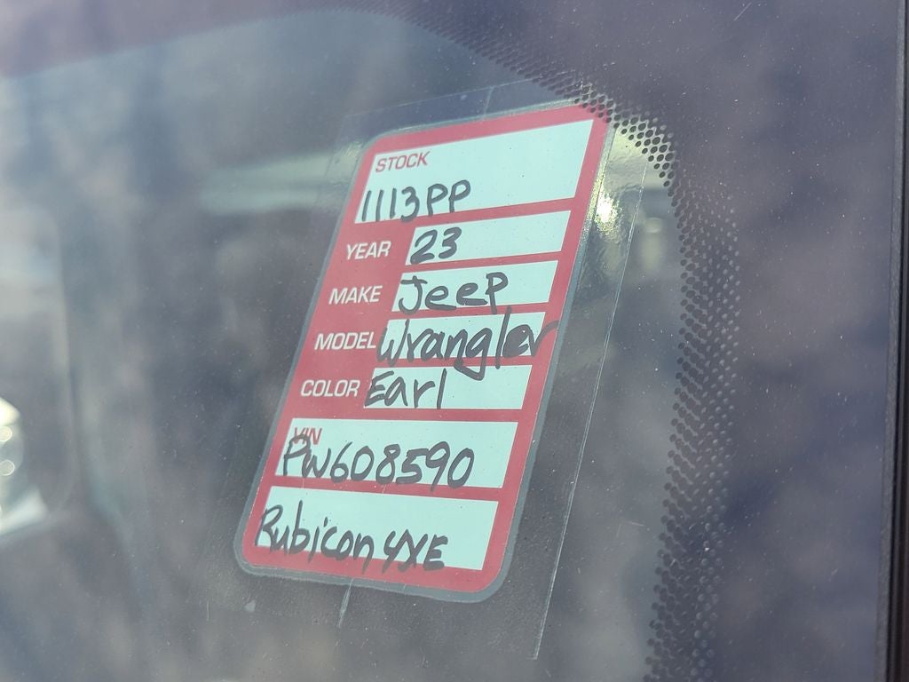 2023 Jeep Wrangler Rubicon 4xe