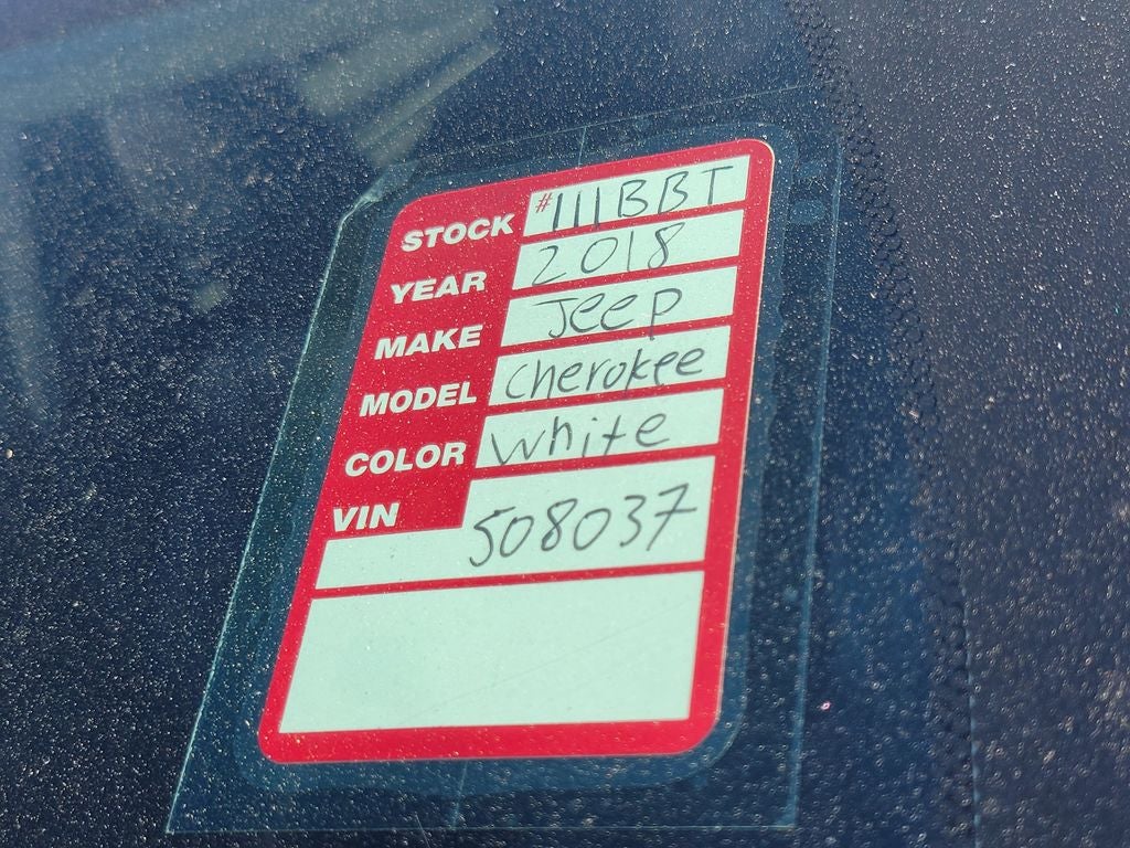 2018 Jeep Cherokee Limited