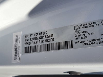 2023 RAM ProMaster 3500 High Roof