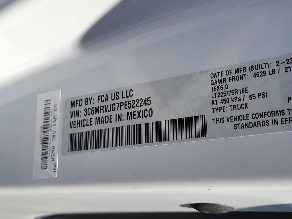 2023 RAM ProMaster 3500 High Roof