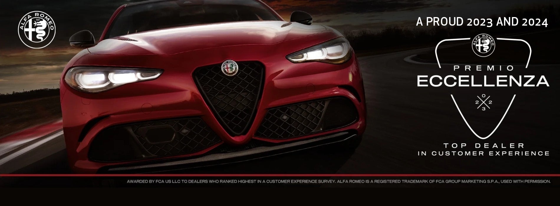 Top Dealer Award | Alfa Romeo of Glendale