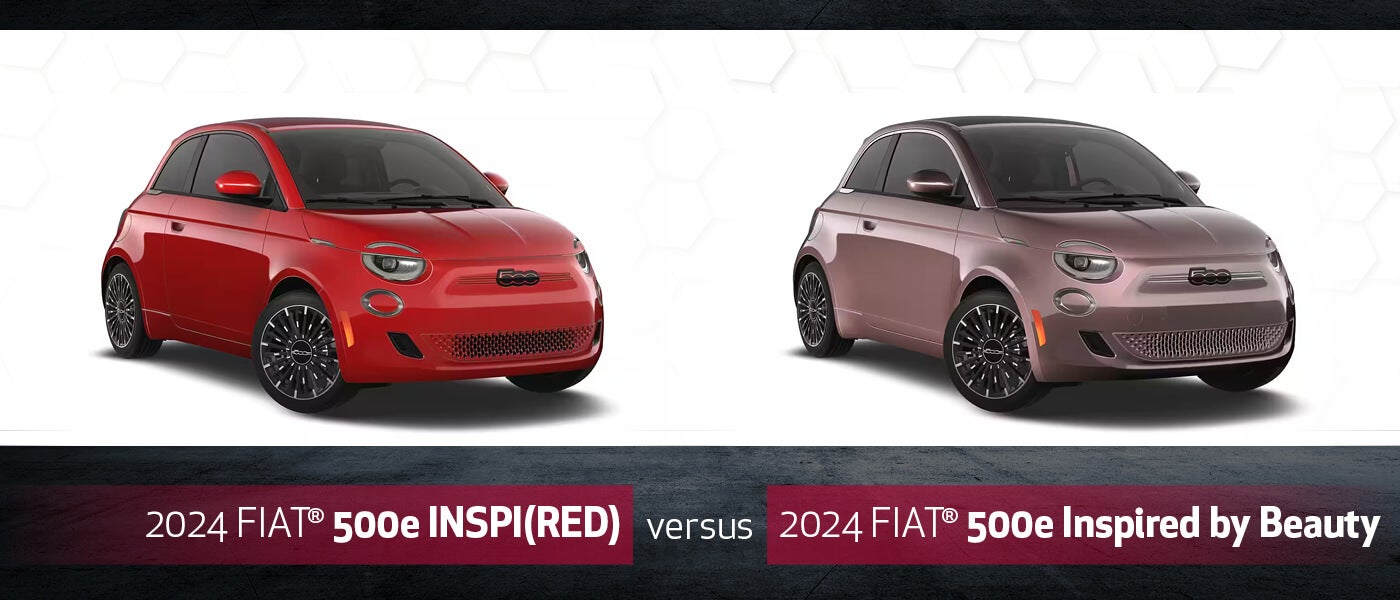 2024 FIAT 500e INSPI(RED) vs. FIAT 500e Inspired by Beauty
