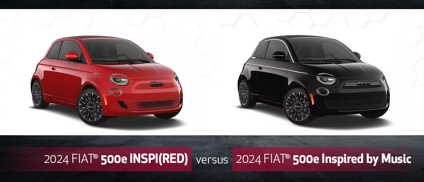 2024 FIAT 500e INSPI(RED) vs. FIAT 500e Inspired by Music
