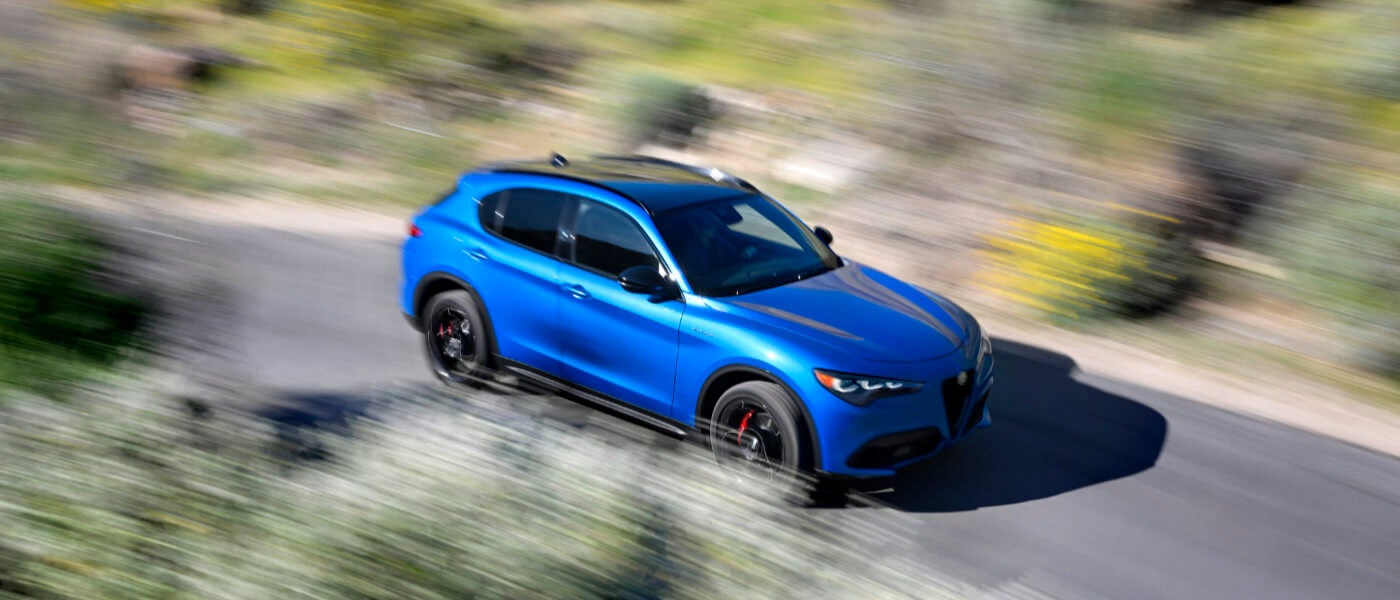 2025 Alfa Romeo Stelvio Exterior Motion Blur Turn