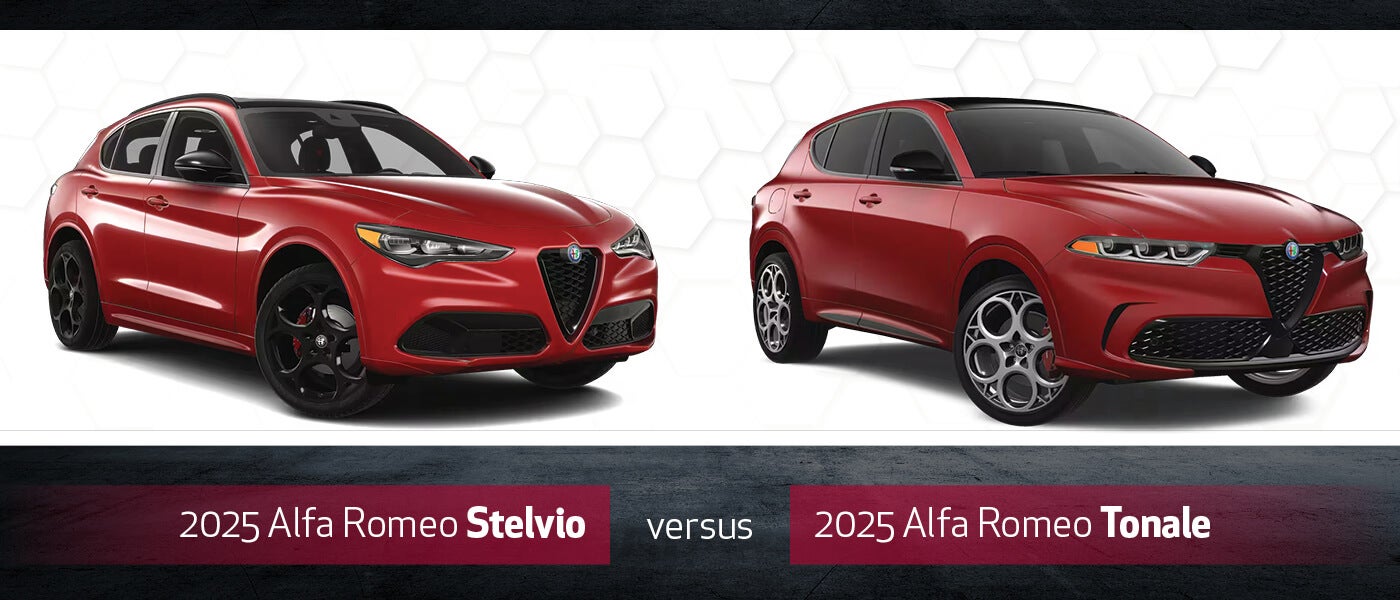 2025 Alfa Romeo Stelvio vs. Tonale