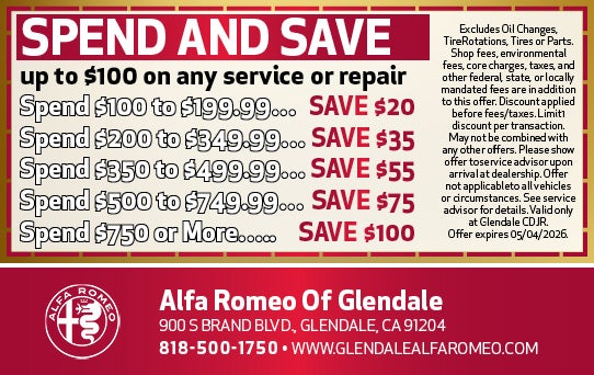 Spend & Save Discount